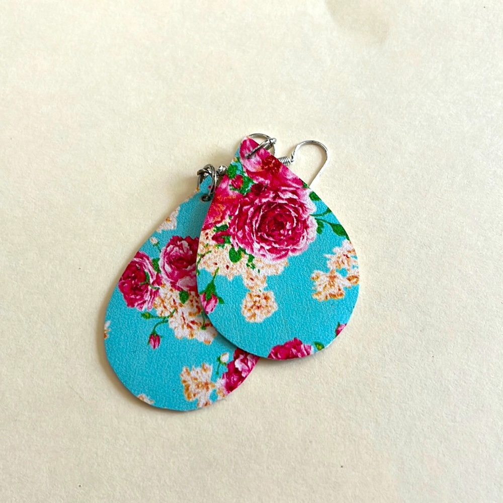 Floral earrings